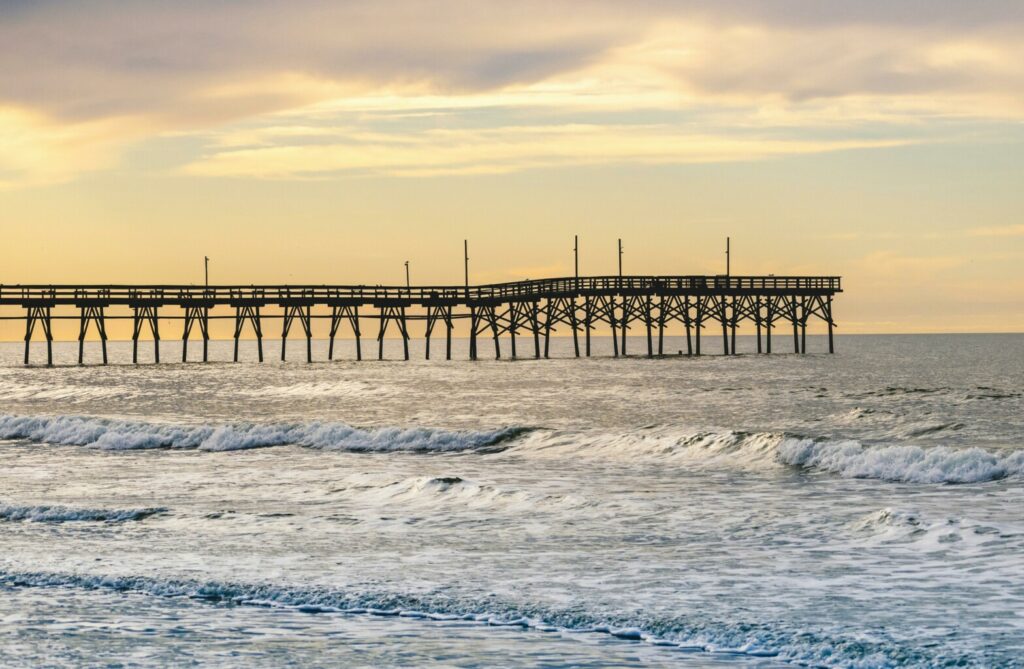 a pier in North Carolina